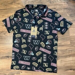 Chubbies NFL Washington Commanders Performance Polo Youth Medium 10/12 NWT